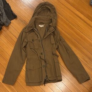 Wallace and Barnes - Olive Green Hooded Jacket